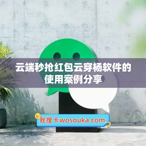 云端秒抢红包云穿杨软件的使用案例分享