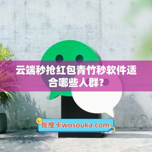 云端秒抢红包青竹秒软件适合哪些人群？