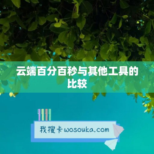 云端百分百秒与其他工具的比较