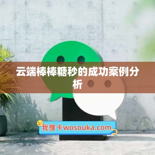 云端棒棒糖秒的成功案例分析