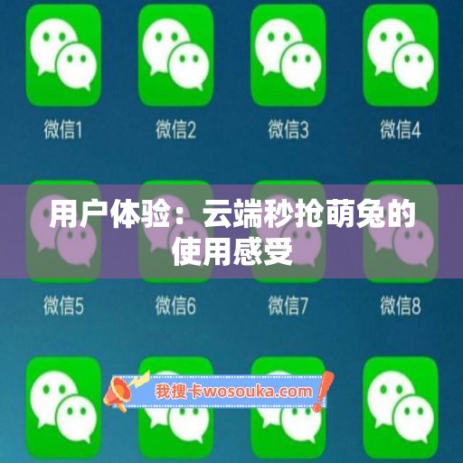 用户体验：云端秒抢萌兔的使用感受