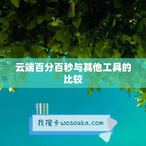 云端百分百秒与其他工具的比较