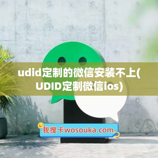 udid定制的微信安装不上(UDID定制微信ios)