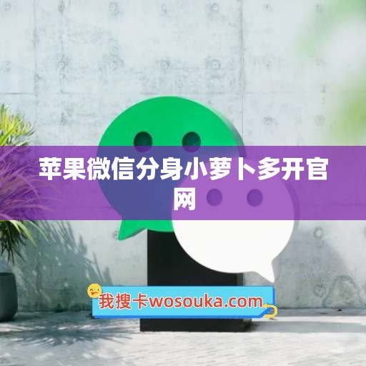 苹果微信分身小萝卜多开官网