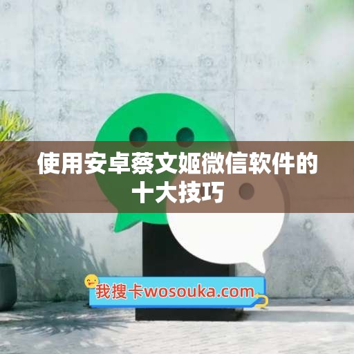 使用安卓蔡文姬微信软件的十大技巧