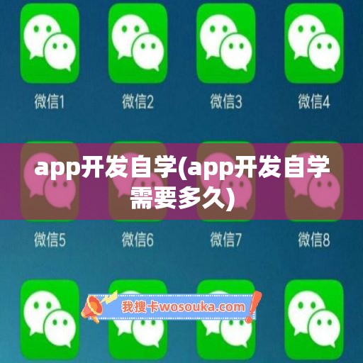 app开发自学(app开发自学需要多久)