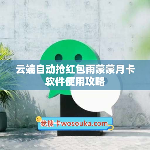 云端自动抢红包雨蒙蒙月卡软件使用攻略