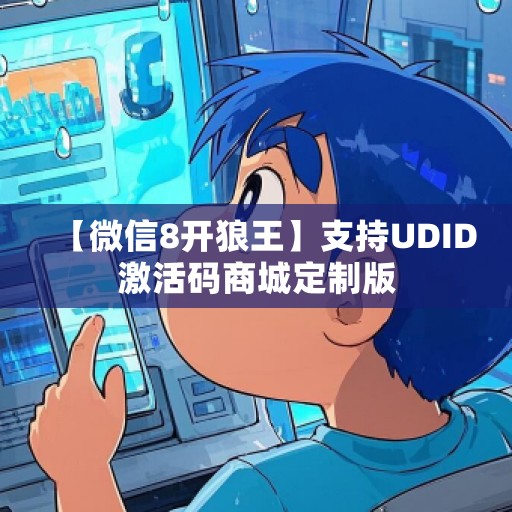【微信8开狼王】支持UDID激活码商城定制版