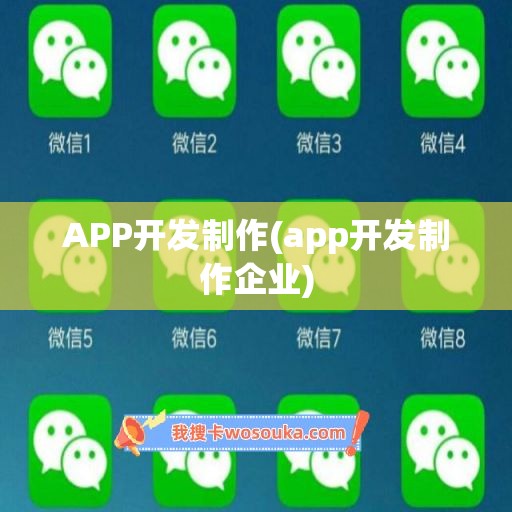 APP开发制作(app开发制作企业)