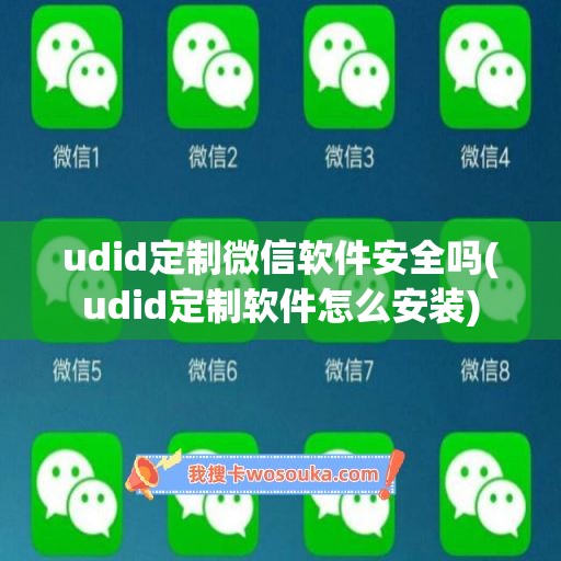 udid定制微信软件安全吗(udid定制软件怎么安装)