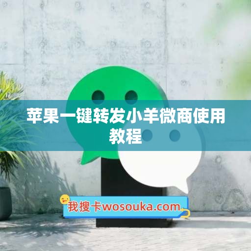 苹果一键转发小羊微商使用教程