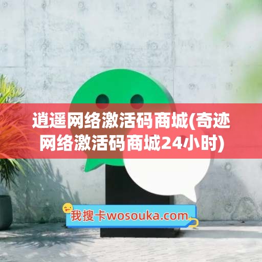 逍遥网络激活码商城(奇迹网络激活码商城24小时)