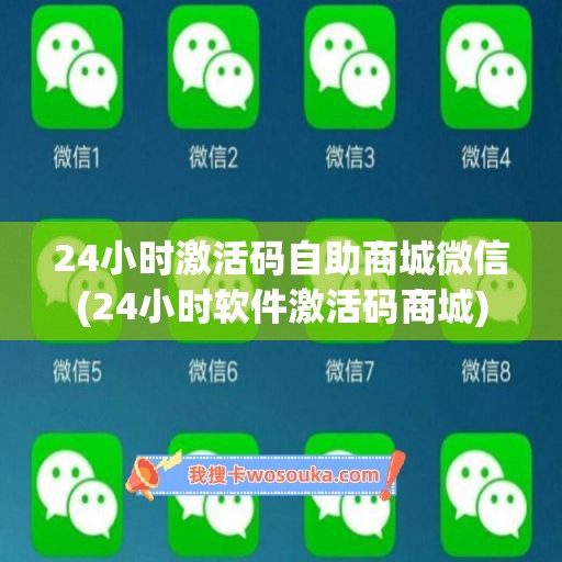 24小时激活码自助商城微信(24小时软件激活码商城)