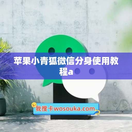 苹果小青狐微信分身使用教程a