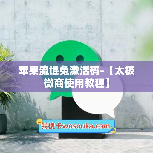 苹果流氓兔激活码-【太极微商使用教程】