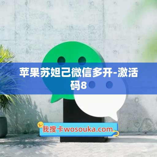 苹果苏妲己微信多开-激活码8