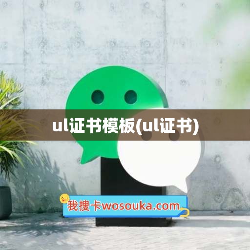 ul证书模板(ul证书)