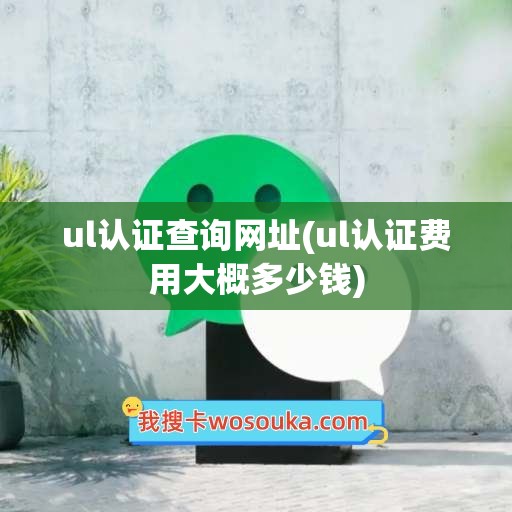 ul认证查询网址(ul认证费用大概多少钱)