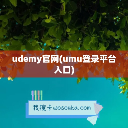 udemy官网(umu登录平台入口)