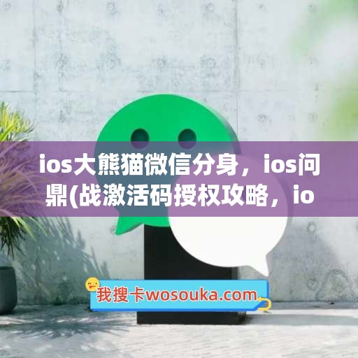 ios大熊猫微信分身，ios问鼎(战激活码授权攻略，ios瑞萌萌如何下载