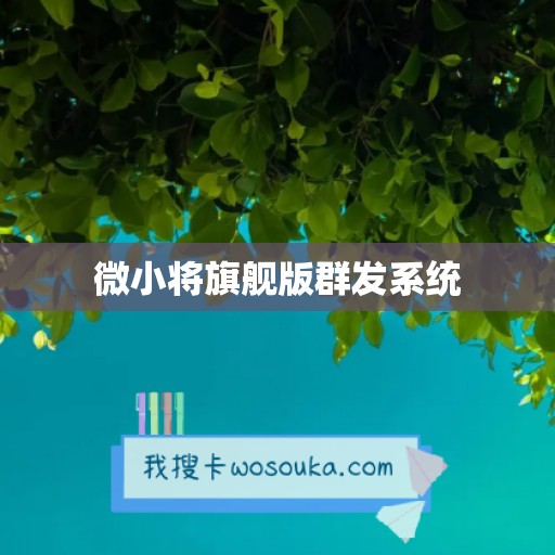 微小将旗舰版群发系统