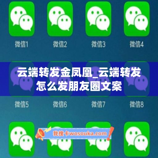 云端转发金凤凰_云端转发怎么发朋友圈文案