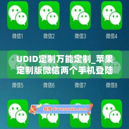 UDID定制万能定制_苹果定制版微信两个手机登陆一个微信号可以吗(两个微信号在同一个苹果手机登录)