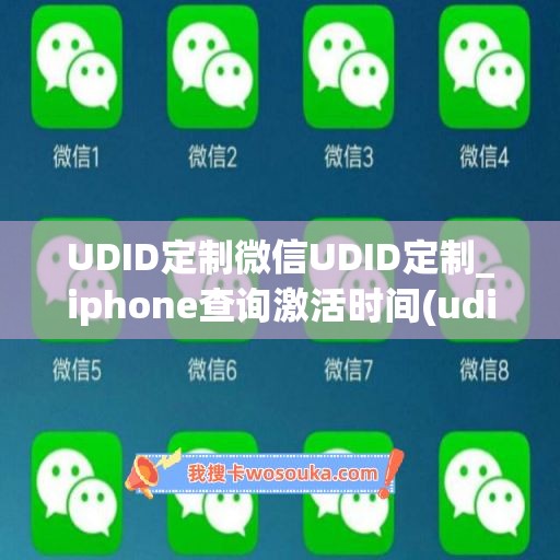 UDID定制微信UDID定制_iphone查询激活时间(udid定制版微信原理)