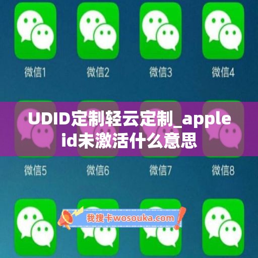 UDID定制轻云定制_appleid未激活什么意思