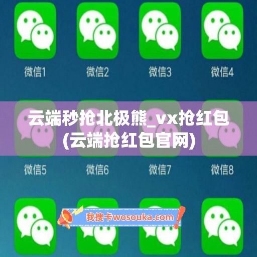 云端秒抢北极熊_vx抢红包(云端抢红包官网)